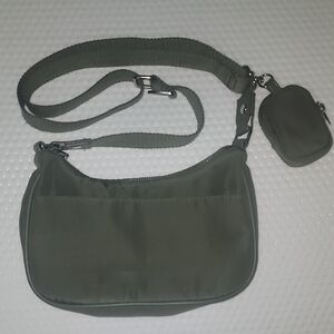 Wild Fable Olive Green Shoulder Bag‎ with Coin Pouch